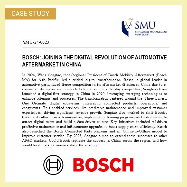 Bosch Case study